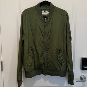 Topman Olive Bomber Jacket